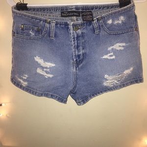 No Boundaries S High Waisted Jean Shorts